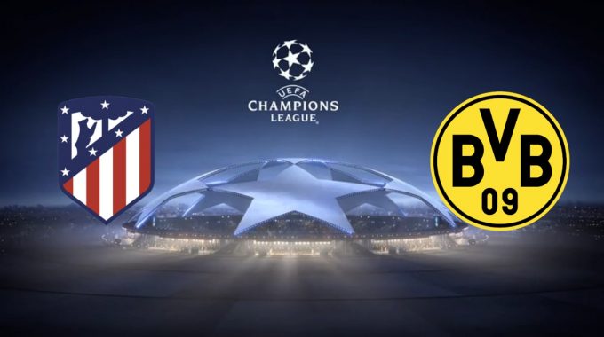 Champions League Atlético Madrid vs Borussia Dortmund 6/11/2018